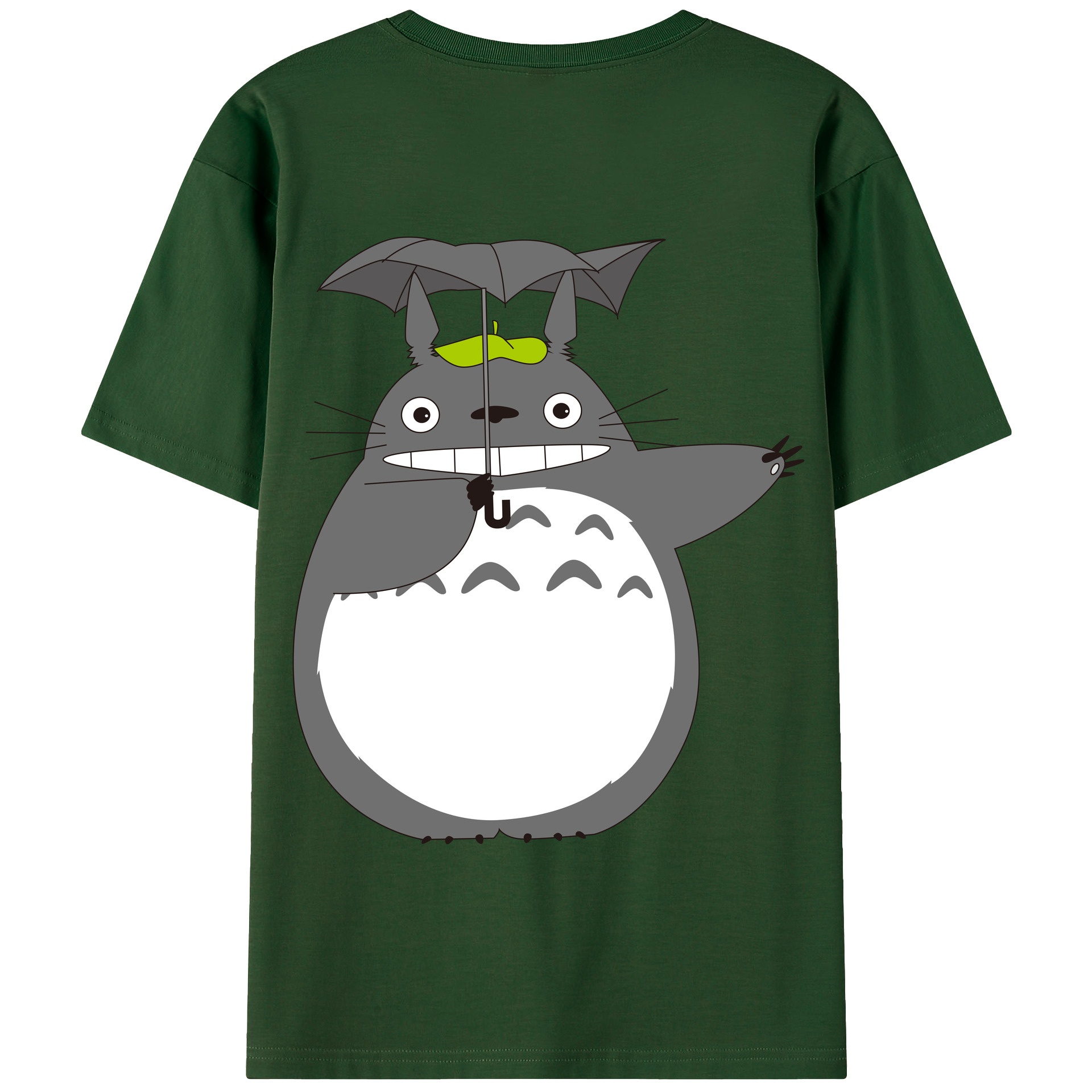 （画像用） となりのトトロ 草壁メイ 草壁サツキ My Neighbor Totoro Satsuki Kusakabe Mei Kusakabe 綿100％半袖Tシャツ（背面プリント）